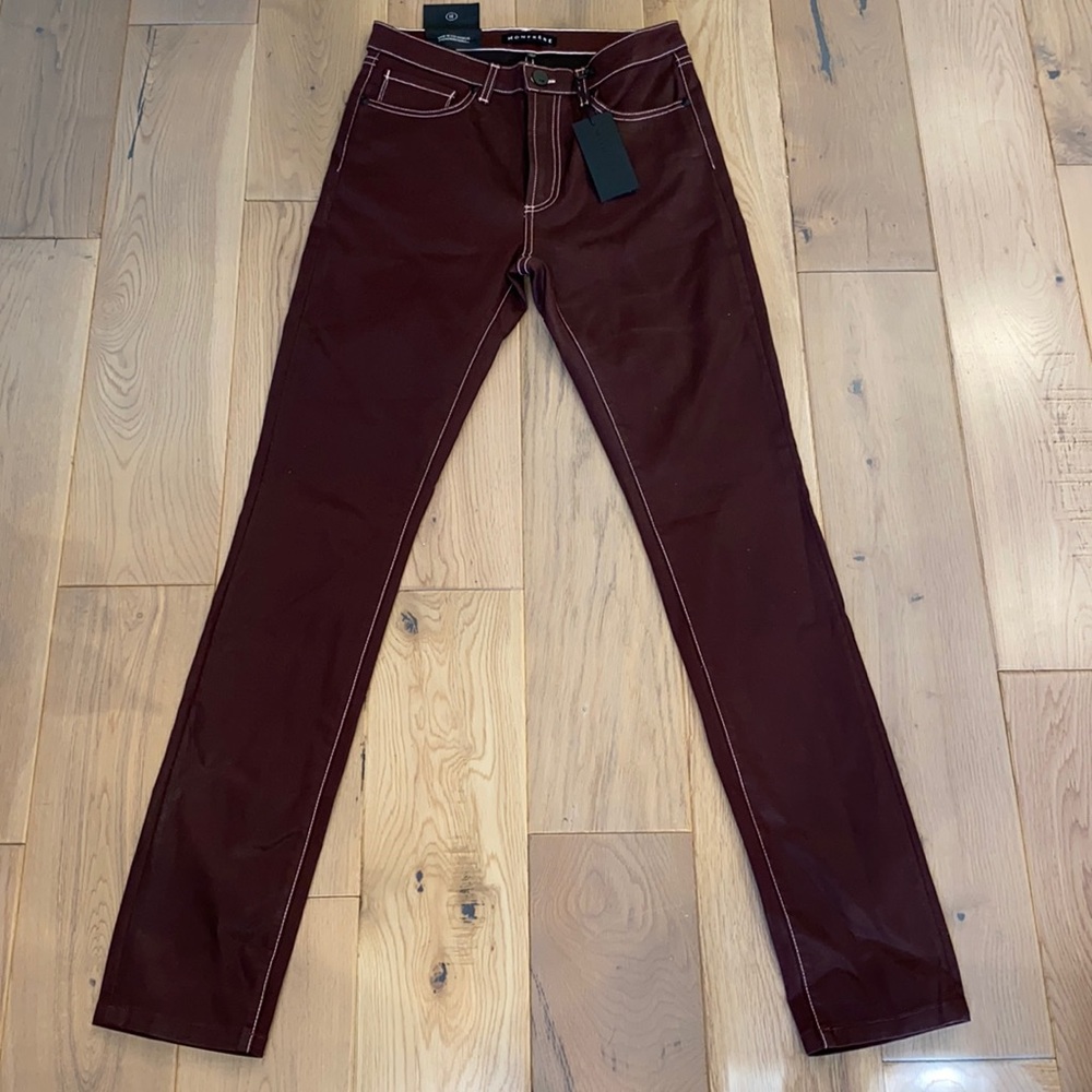 Monfrere wax coated Greyson skinny jeans 31x34 - Picture 9 of 12